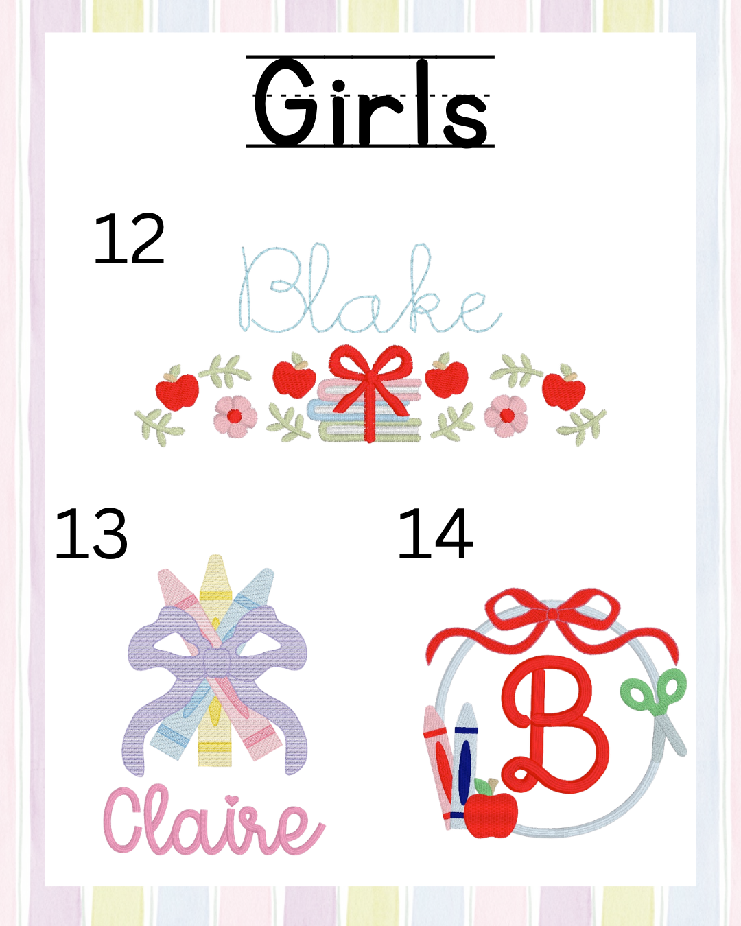 Girls Back to School Peter Pan Collar Bubble