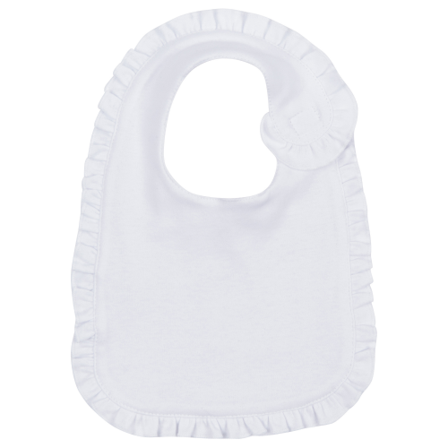 Ruffle Bib & Burp Cloth Set