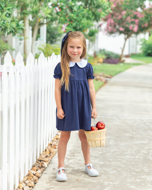 Charlotte Dress- Navy