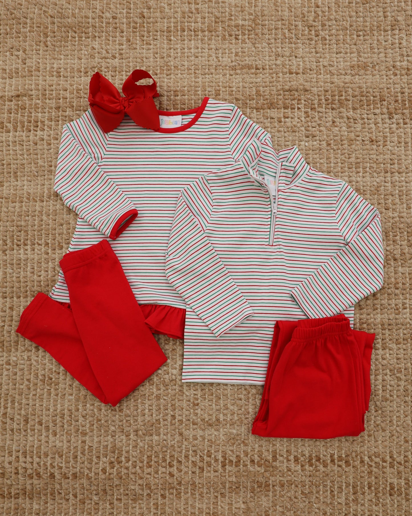 Christmas Candy Stripe Evan Pullover