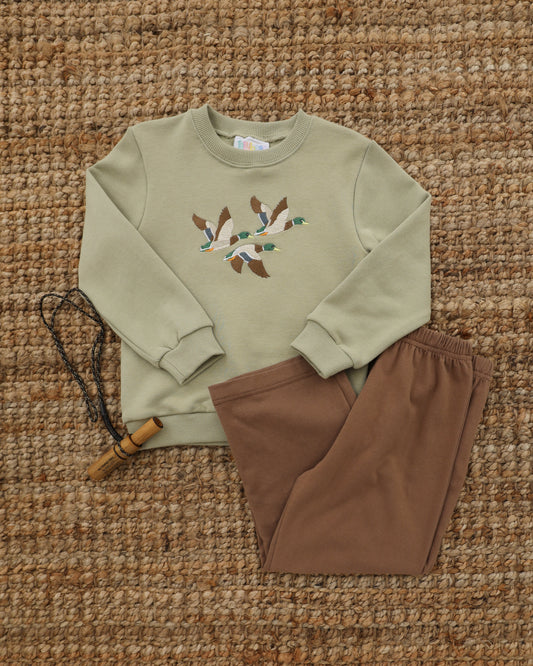 Knit Pants- Light Brown
