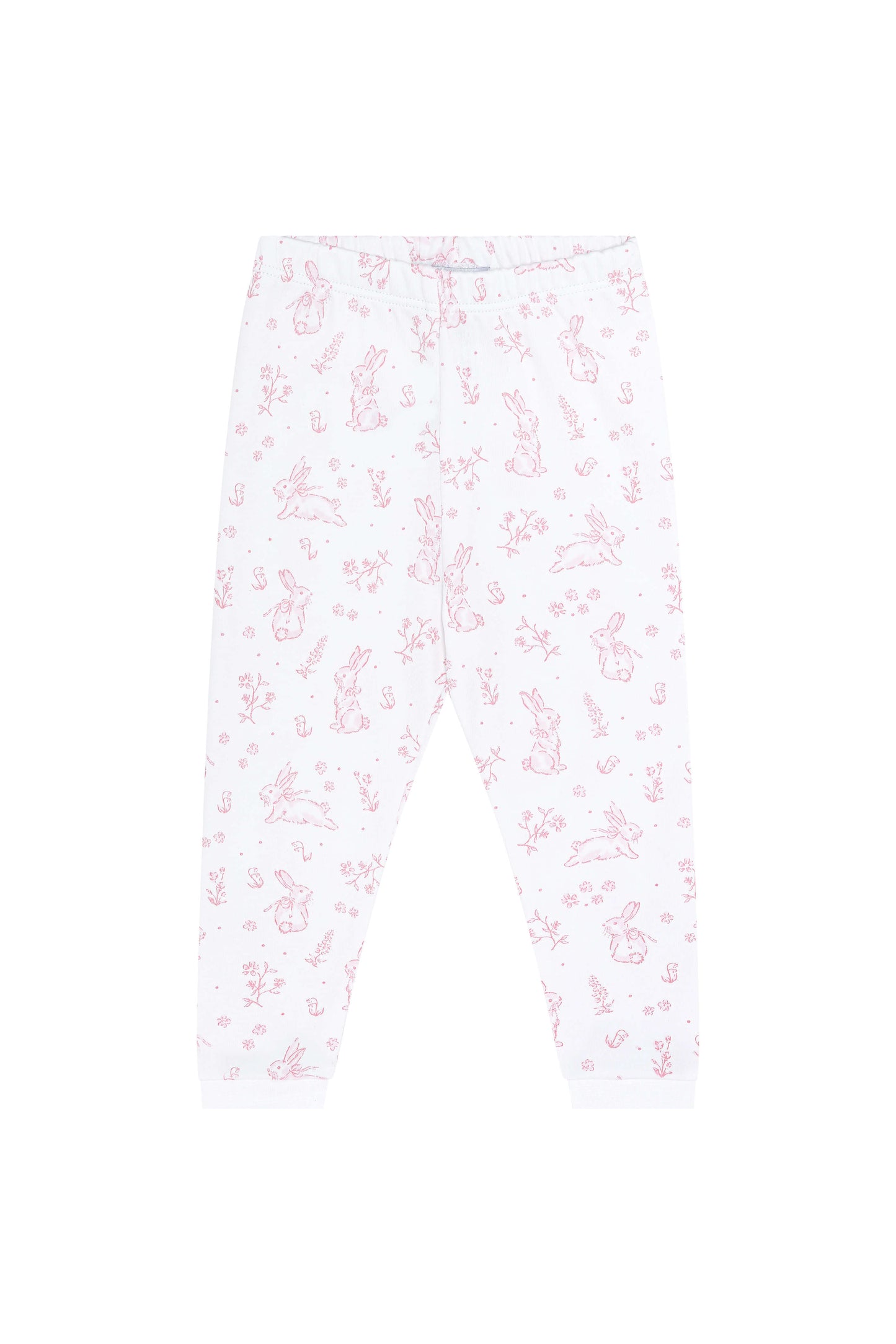 Pink Bunny Toile Pajama