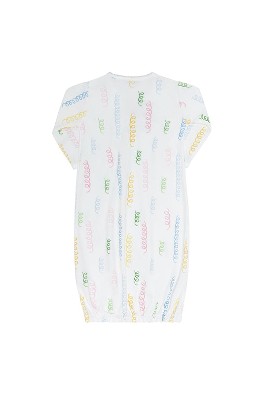 Spirals Print Gown
