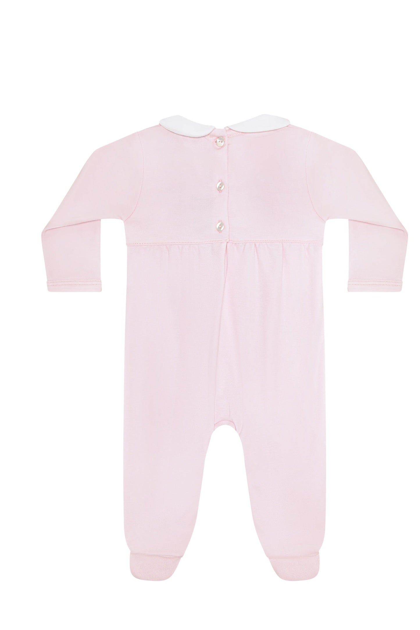 Charming Bows Embroidery Footie