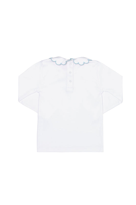 Nella Scallops Long Sleeve Tee