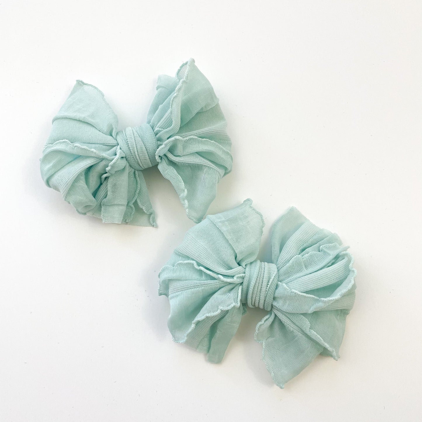 Ruffle Clip | Seafoam