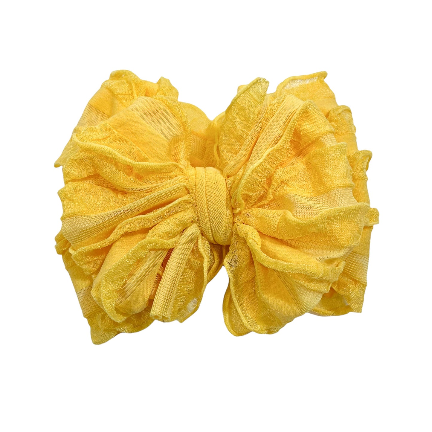 Ruffled Headband | Sunflower