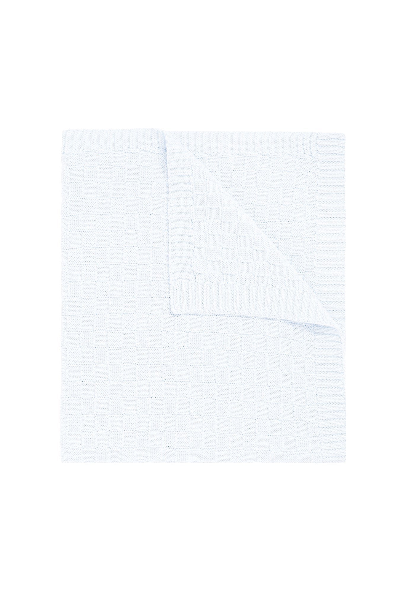 Basket Weave Knit Blanket