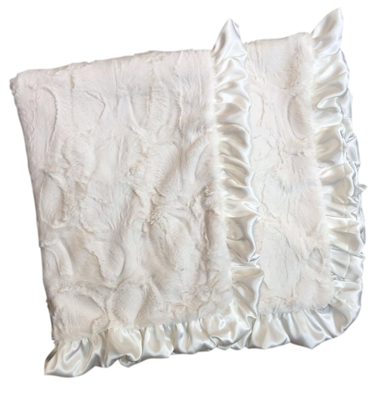 Classic Ivory | Luxe Faux Fur Baby Blanket