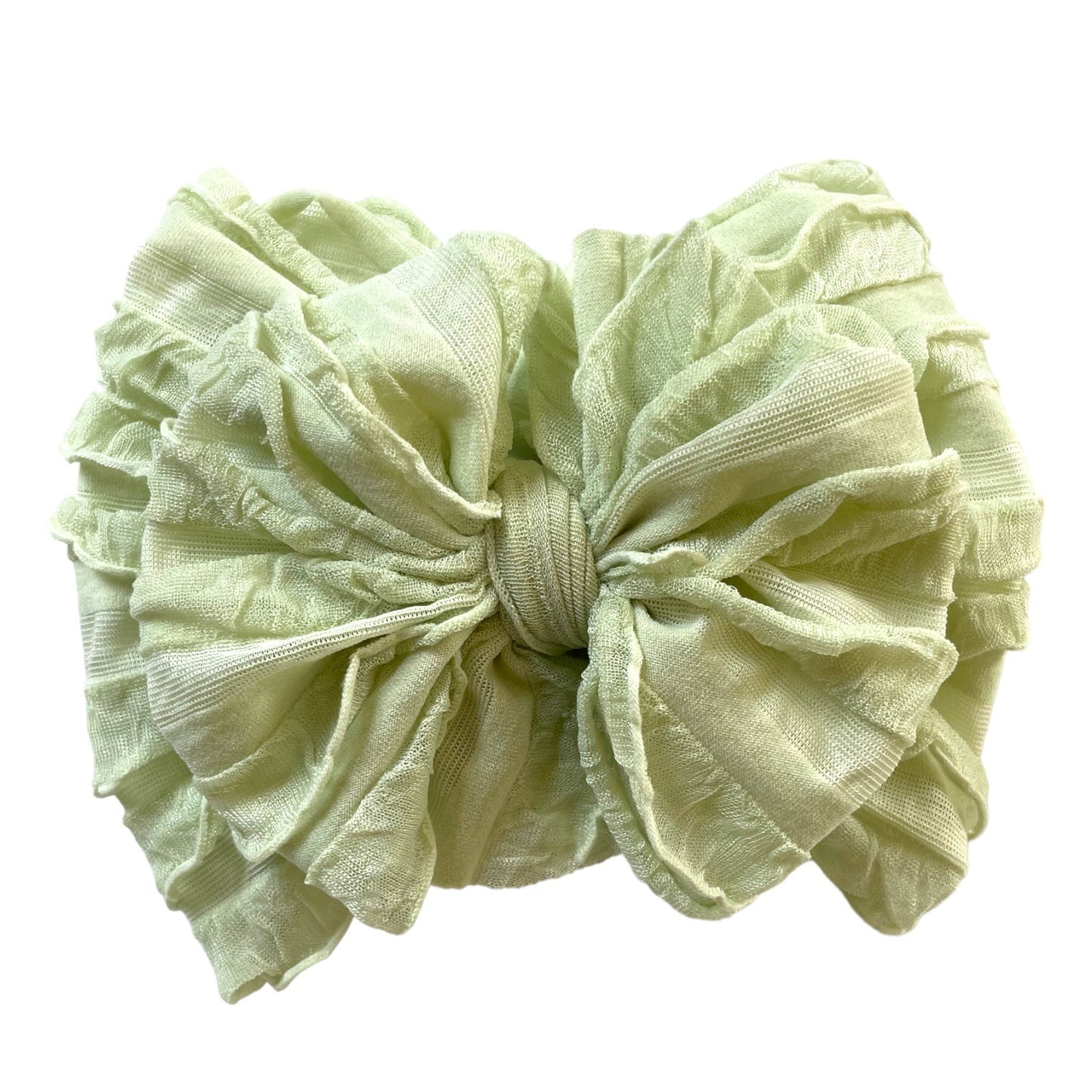Ruffled Headband | Honeydew