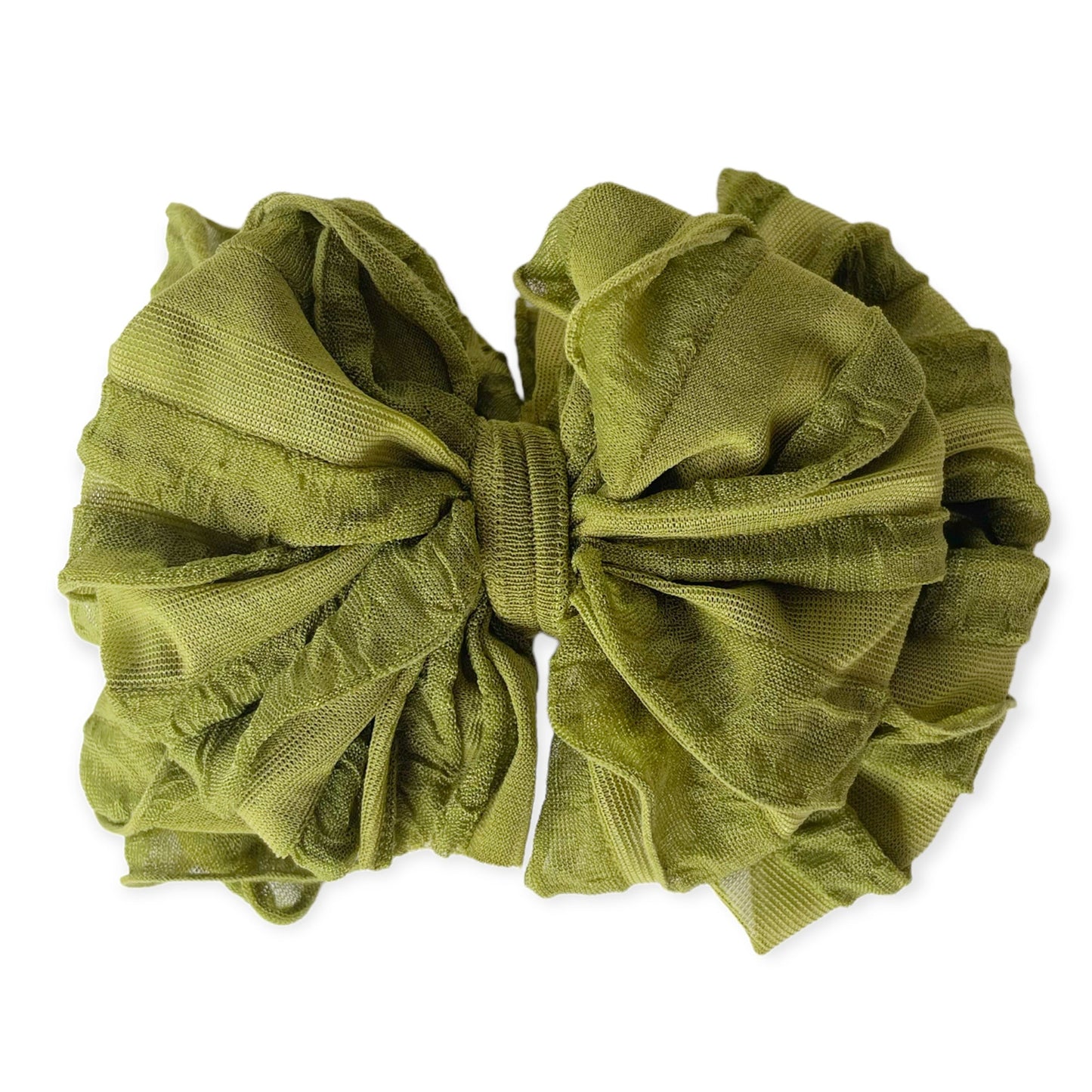 Ruffled Headband | Olive