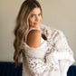 Adult Luxe | Snowcat Ivory Blanket
