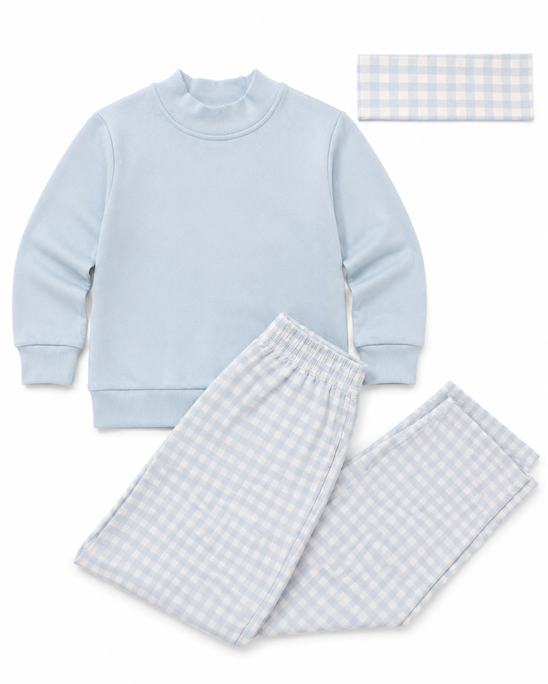 Gingham Knit Pants