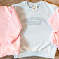 Jesus Loves Me Puff Sleeve Sweatshirt