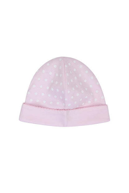 Pink Polka Dots Baby Hat