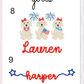 Girls Patriotic Short Sleeve Bubble