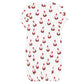Santa Print Gown