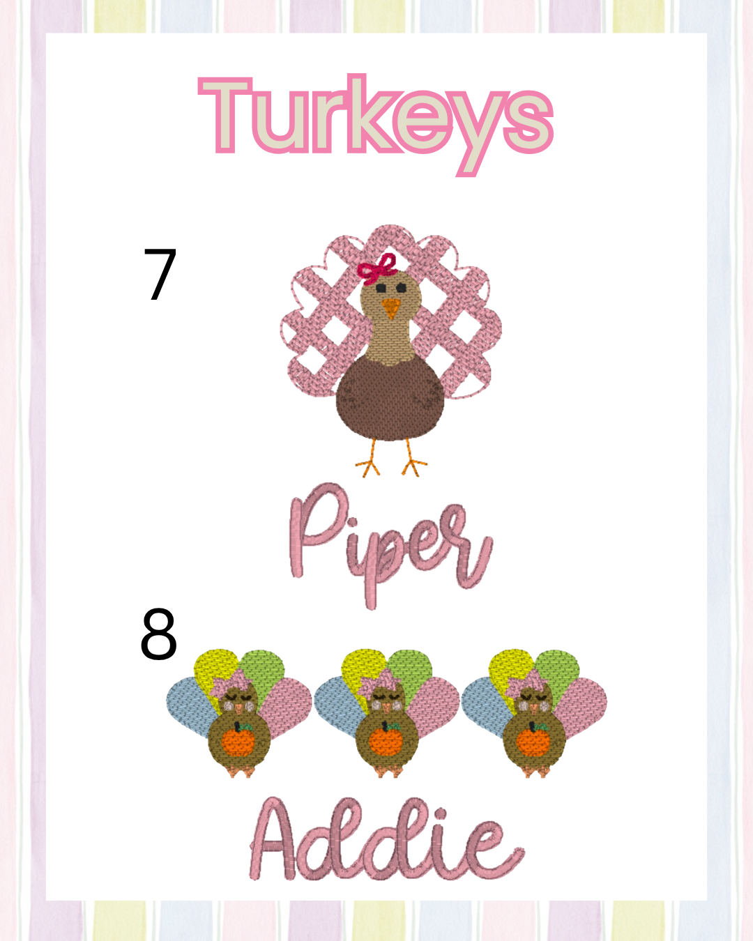 Girls Thanksgiving (Multiple Options)