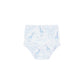 Blue Giraffe Print Diaper Cover Set
