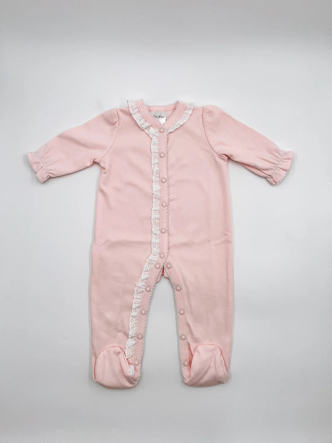 Ruffle & Lace Eyelet Footies