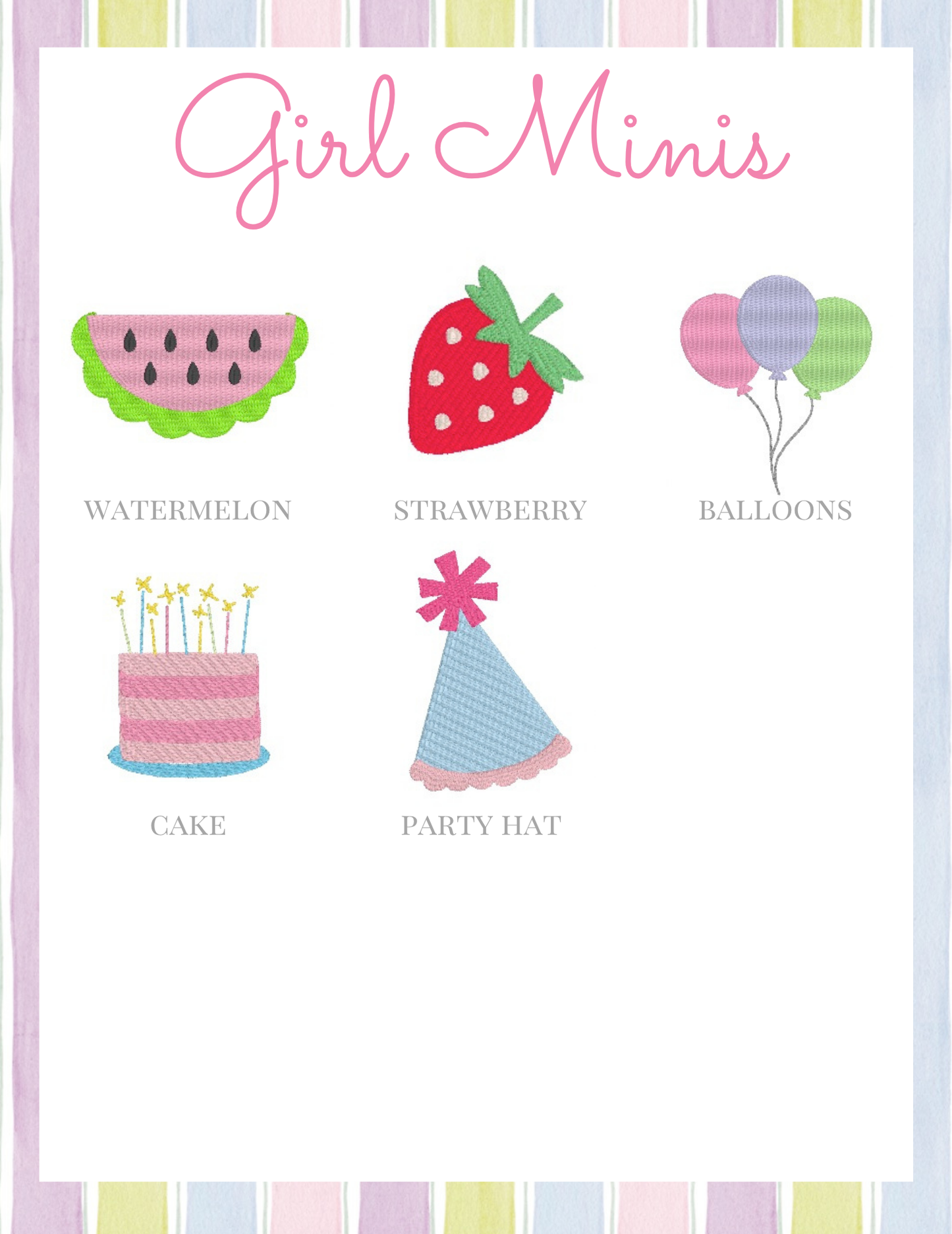 Girls Everyday Minis - Bubbles