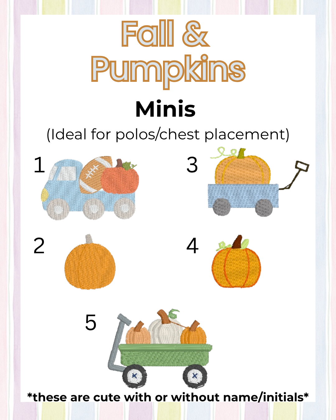 Boys Fall/Pumpkins (Multiple Options)