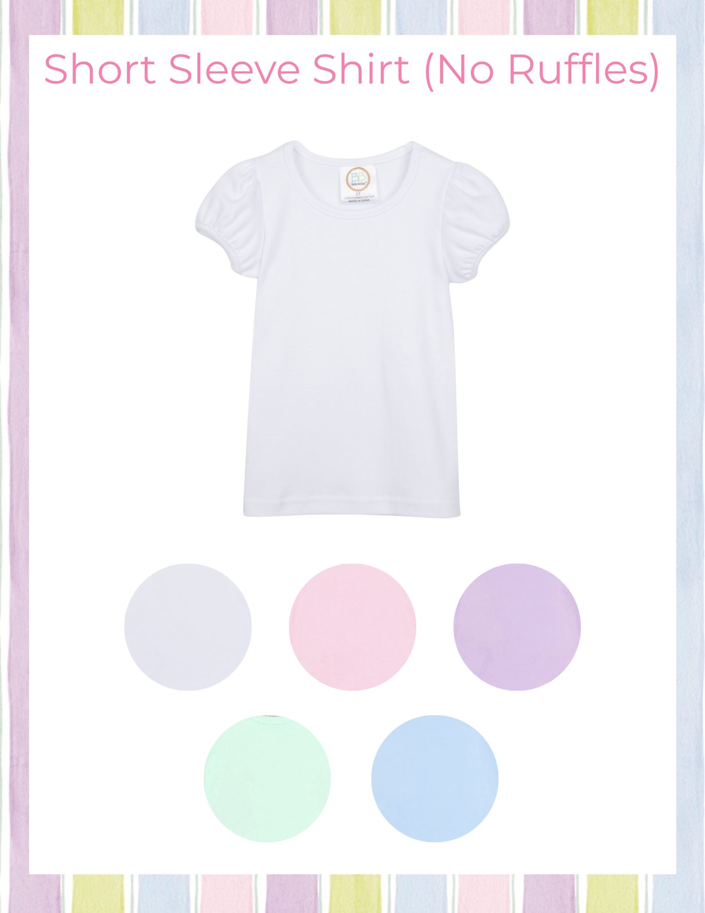 Girls Everyday Minis - Short Sleeve Shirts