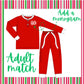 Adult Christmas Pajamas- PRE ORDER Mid-Late November