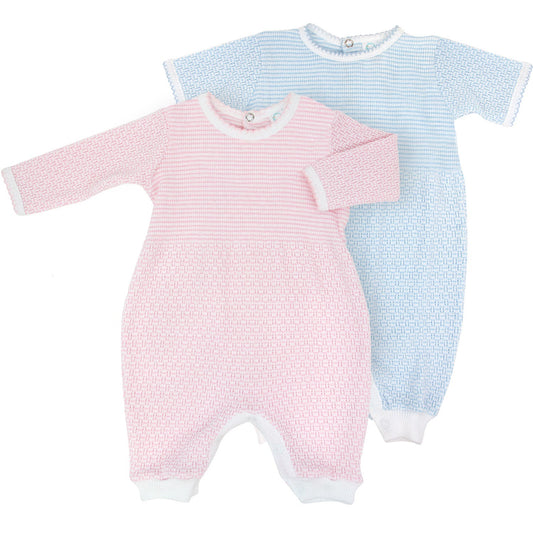 Paty Knit Short Sleeve Solid Color Romper