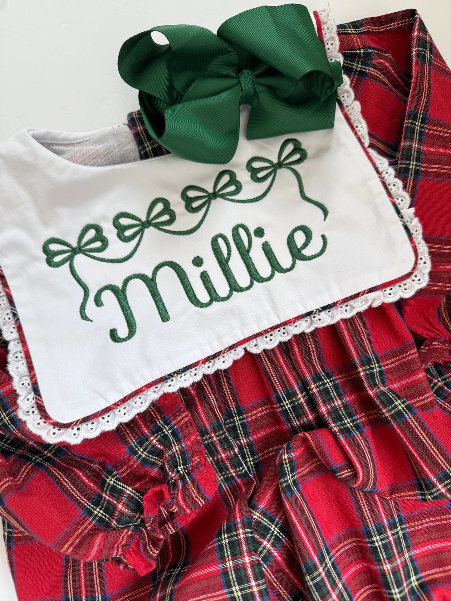 Plaid Girls Christmas Dress- PRE ORDER Mid-Late November