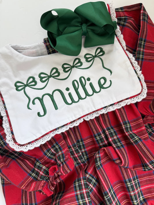 Plaid Girls Christmas Dress- PRE ORDER Mid-Late November