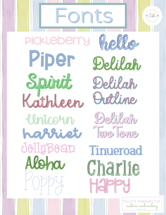 Fonts