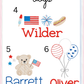 Boys Patriotic Short Sleeve Bubble