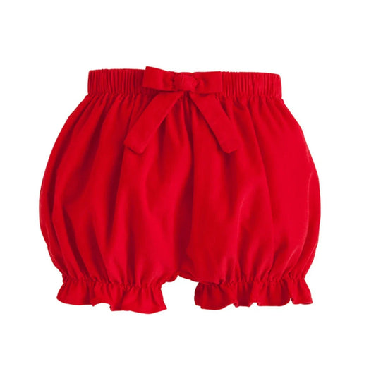 Red Bloomer Shorts- PRE ORDER Mid-Late November