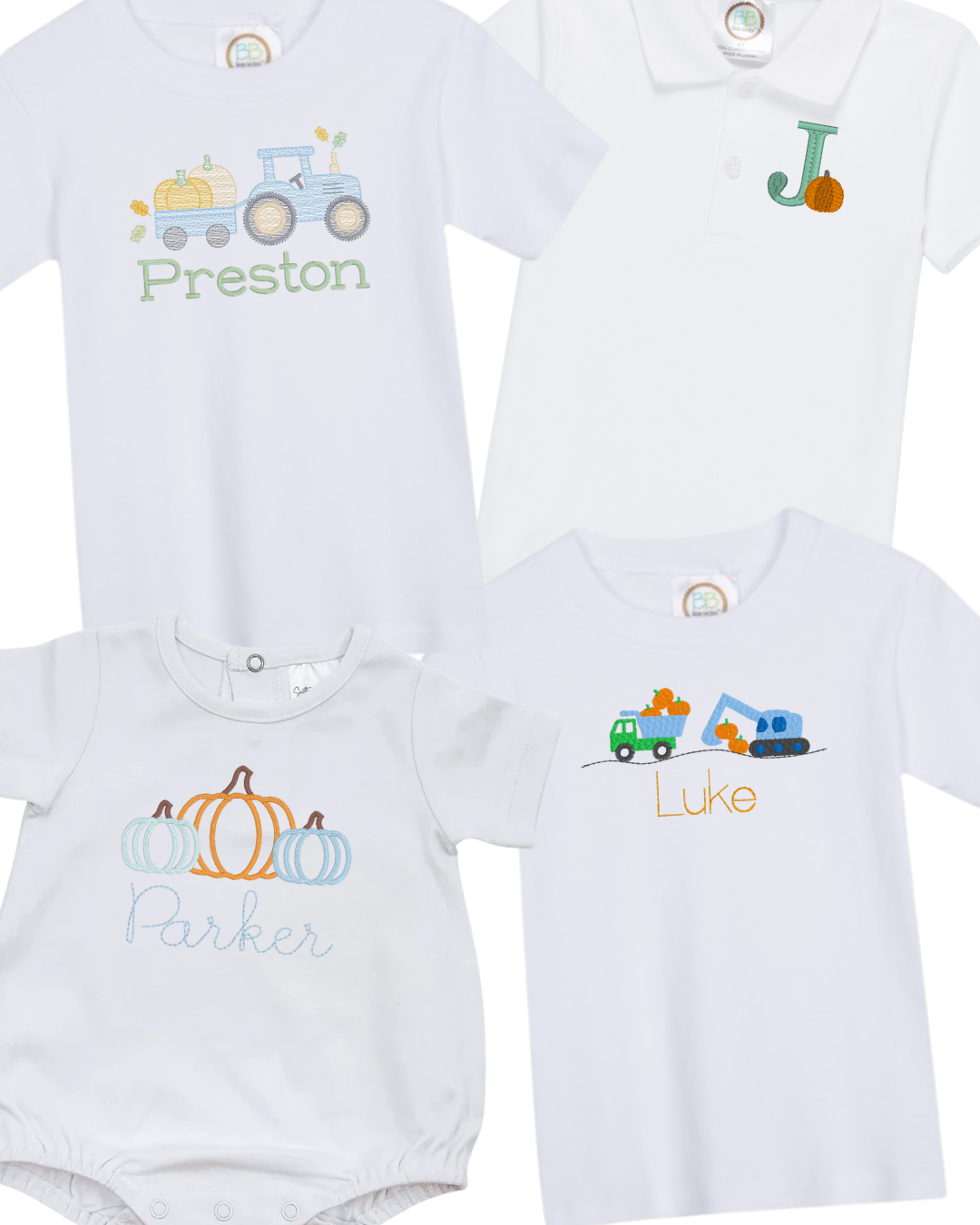 Boys Fall/Pumpkins (Multiple Options)
