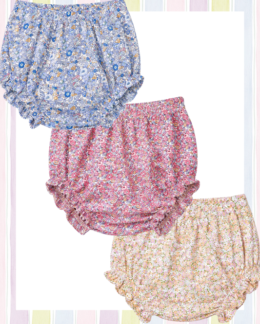 Floral Diaper Cover - Ruffles