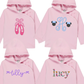Fleece Velcro Tab Jacket - Light Pink