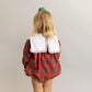 Plaid Girls Christmas Bubble- PRE ORDER Mid-Late November