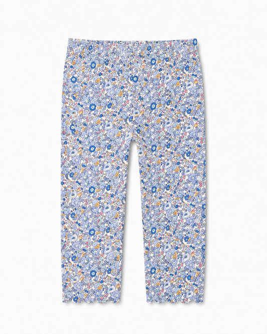 Floral Scalloped Leggings