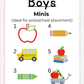 Boys Back to School Short Sleeve Polo