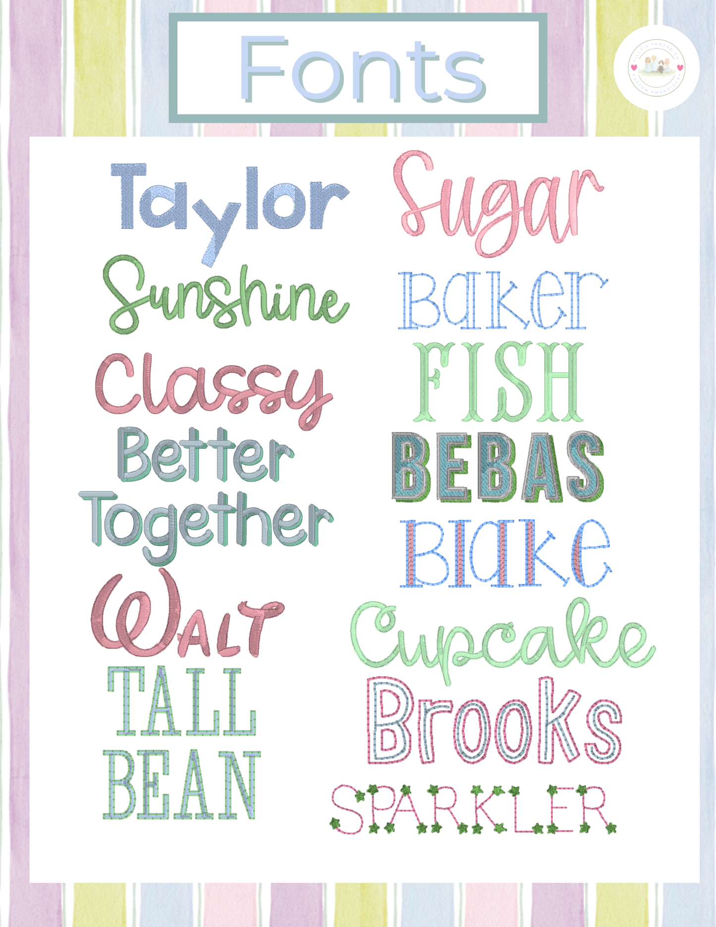 Fonts