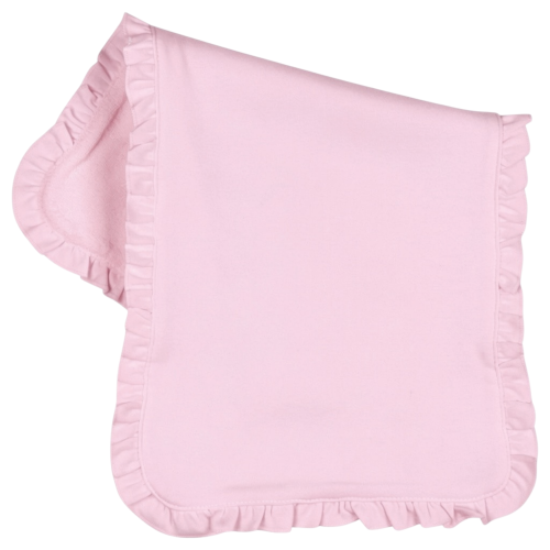 Ruffle Bib & Burp Cloth Set