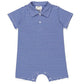 Boys Back to School Short Sleeve Polo Romper