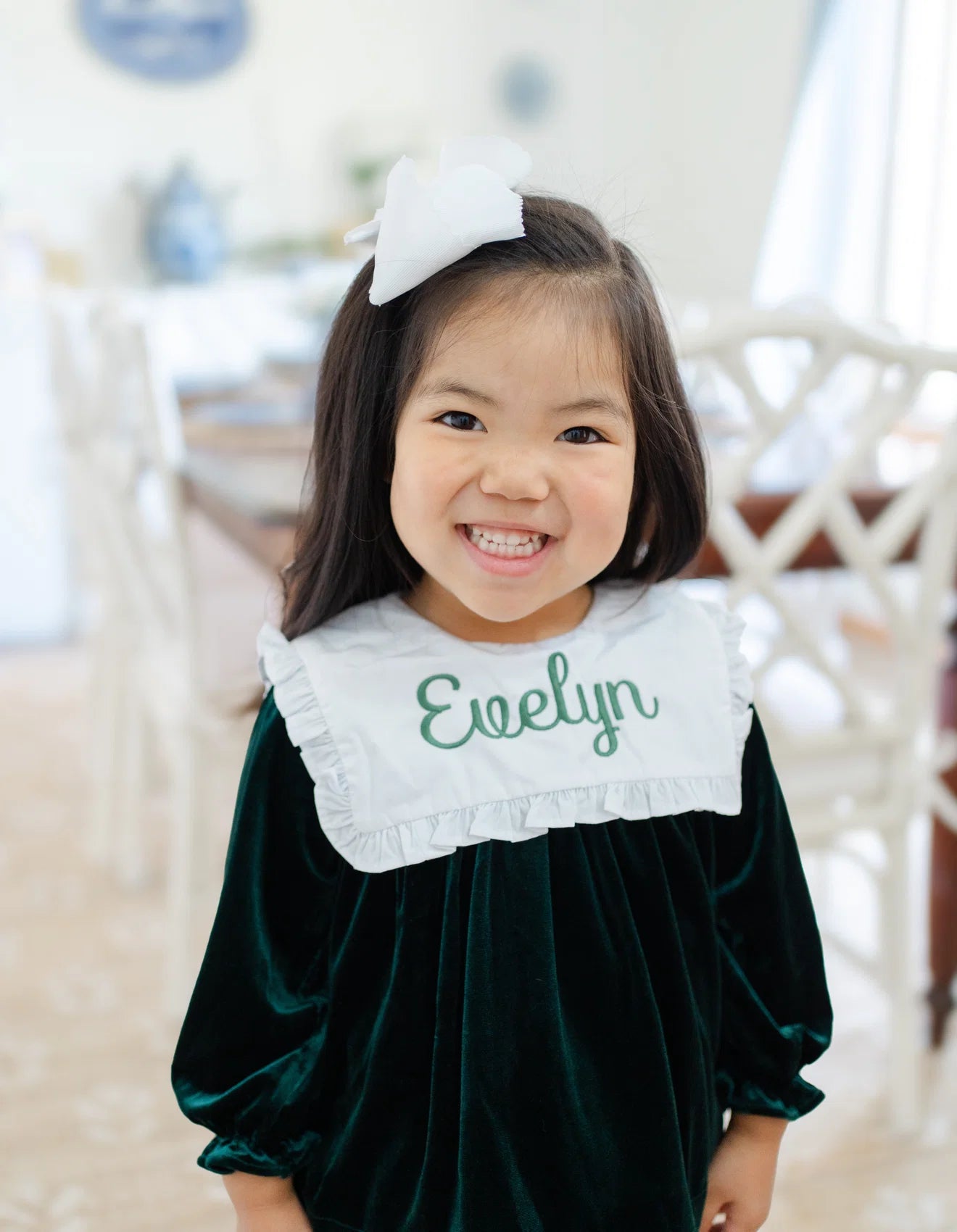 Green Velvet Dress- PRE ORDER Mid-Late November