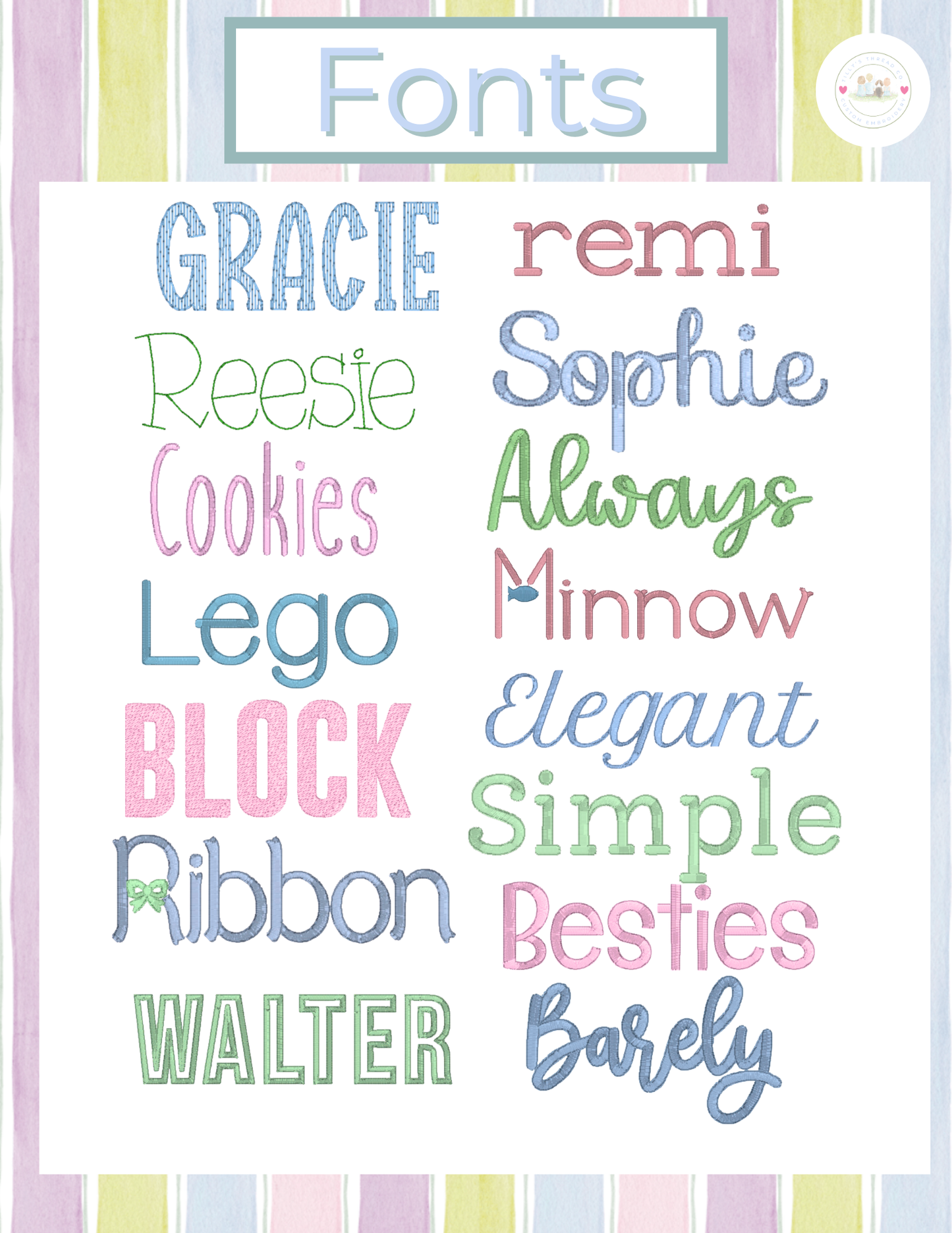 Fonts