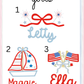 Girls Patriotic Short Sleeve Bubble