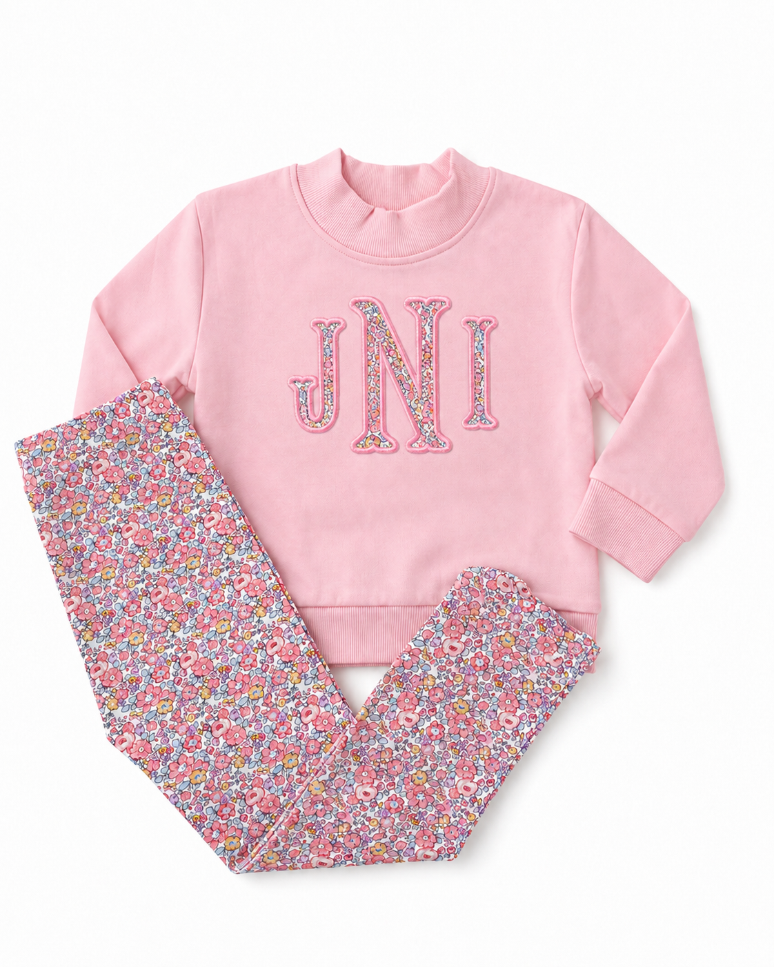 Floral Scalloped Leggings