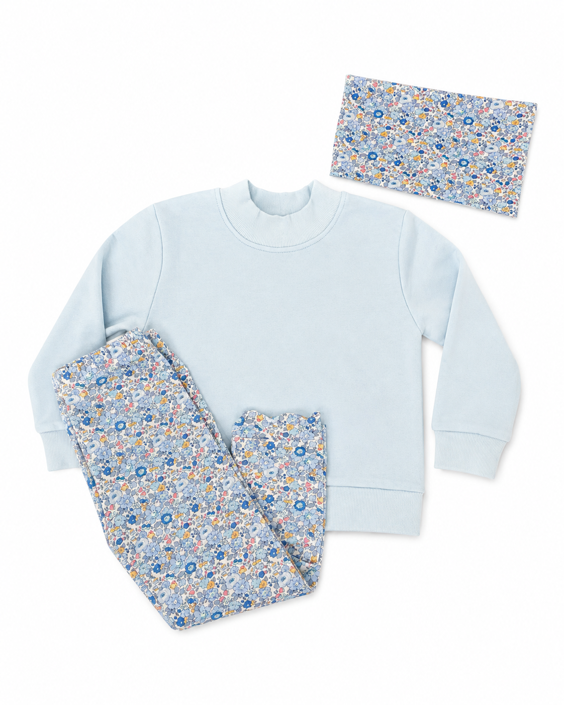 Floral Scalloped Leggings