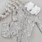 Harlow Ruffle | Convertible Two-Way Zip Footie