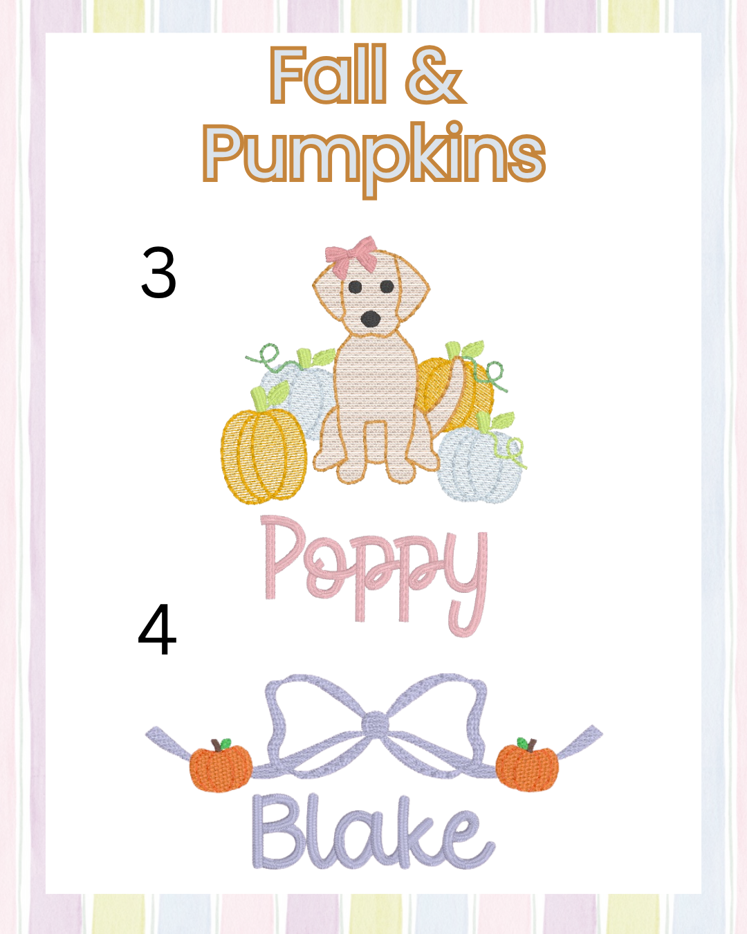 Girls Fall/Pumpkins (Multiple Options)